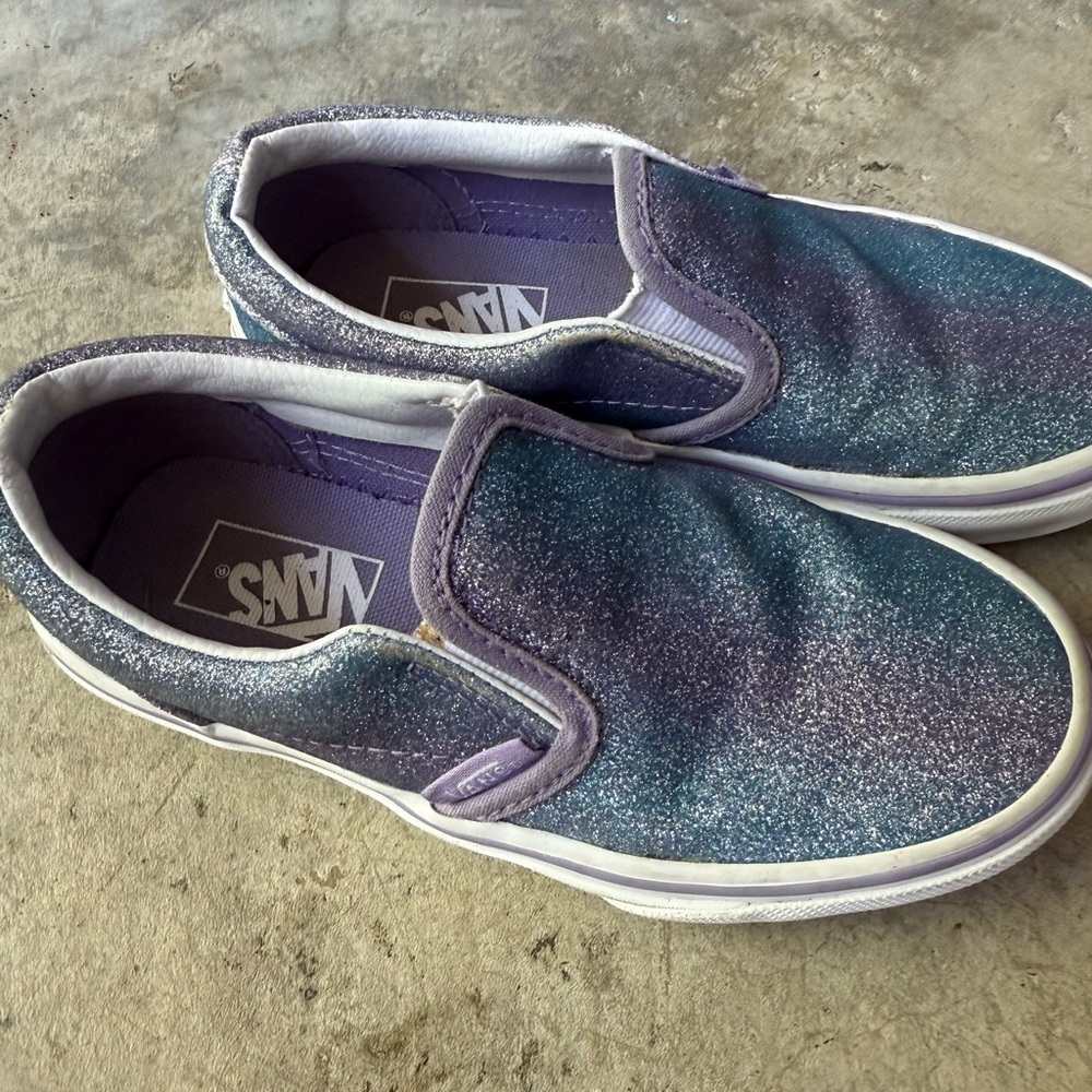 Vans Glitter Slip-On Sneakers